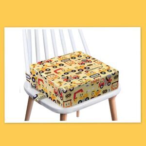 Yeroly Toddler Booster Seat for Dining Table, Washable, Engineering Vehicle